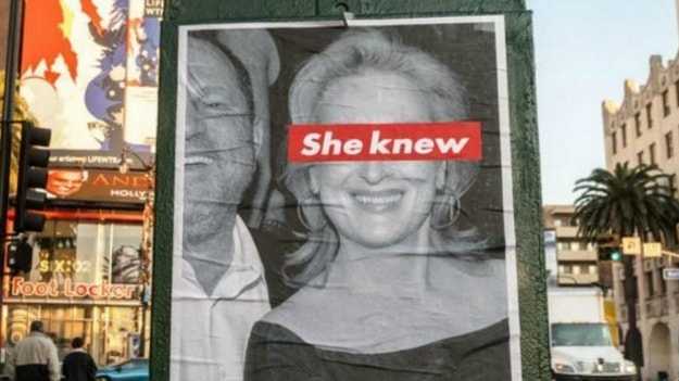 manifesti contro Meryl Streep