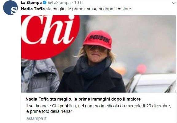 nadia toffa foto