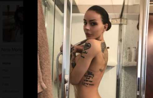 Nina Moric nuda