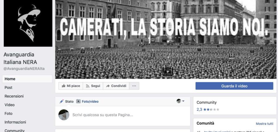 poliziotti gruppi fascisti