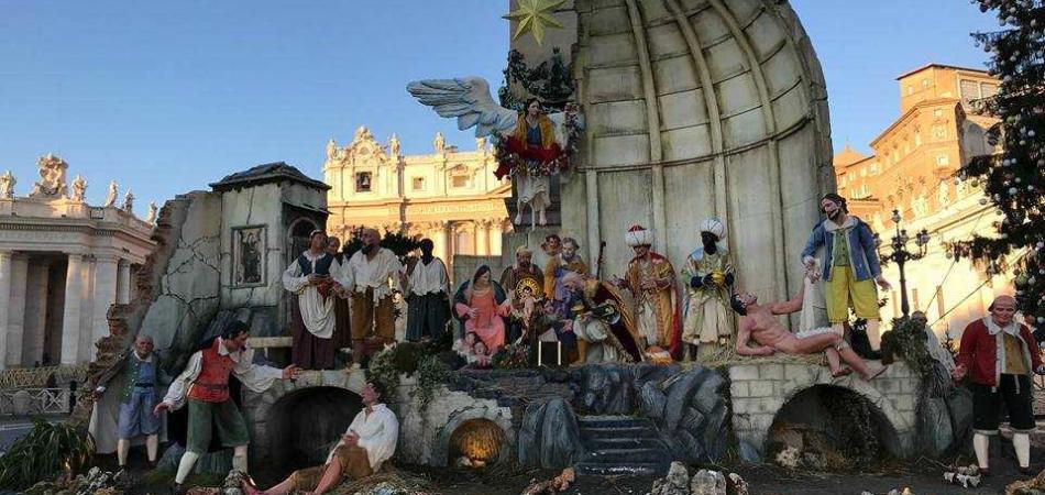 presepe piazza san pietro