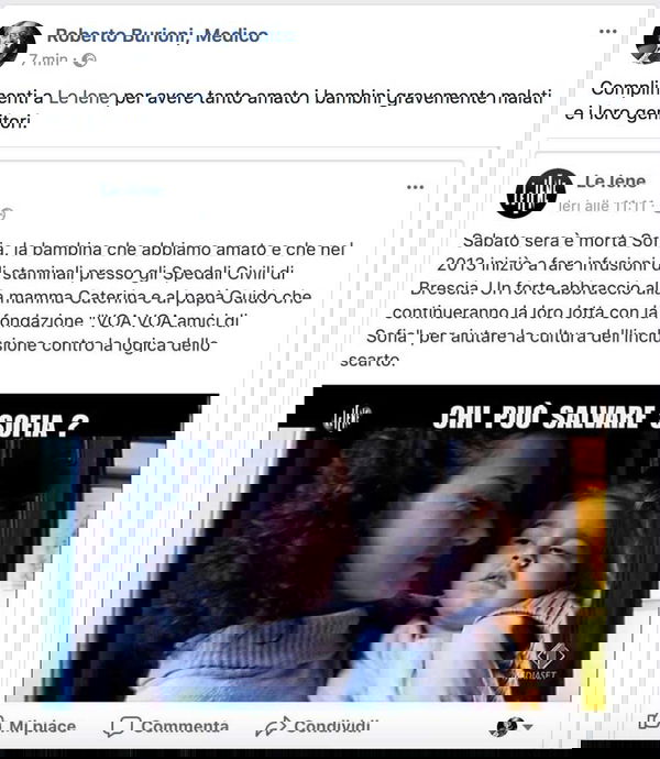 Roberto Burioni attacca Le Iene per il post sulla piccola Sofia