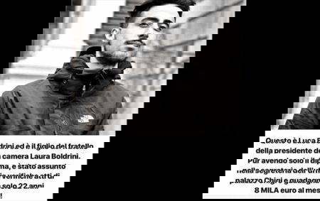 Continua la bufala sulla dinastia della Boldrini: ecco spuntare il nipote Luca article-post