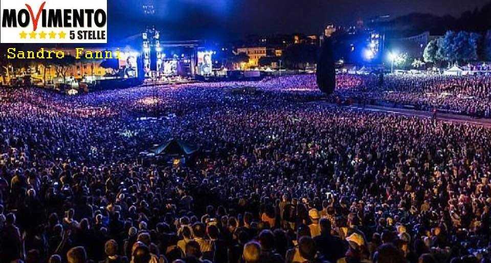 Le foto del capodanno a Roma (che invece sono immagini dei concerti di Springsteen e Rolling Stones) pubblicate da attivisti M5S article-post