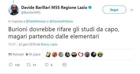 Davide Barillari definisce Roberto Burioni un ignorante, che lo blasta article-post