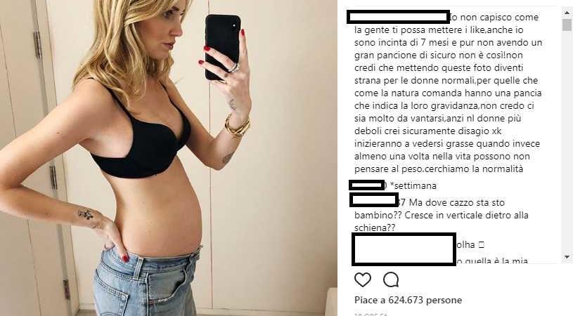 chiara ferragni pancione