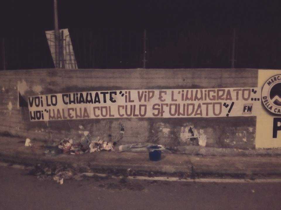 Forza Nuova e l’orrendo striscione contro Malena article-post