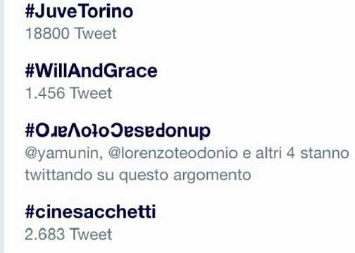 Il geniale hashtag capovolto (anti-Casapound) diventato trend su Twitter article-post