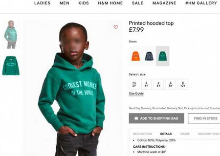 «La foto è razzista»: bufera su H&M per il bambino nero con la maglia ‘Monkey’ article-post
