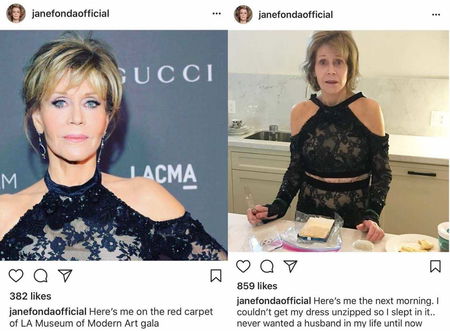 Jane Fonda e il suo meraviglioso vestito su Instagram article-post