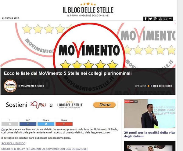 «Io, escluso dalle liste M5S senza motivo. Mi dicono che decide Di Maio»