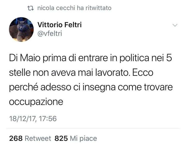 Nicola Cecchi, i tweet contro Di Maio del candidato M5S contro Matteo Renzi