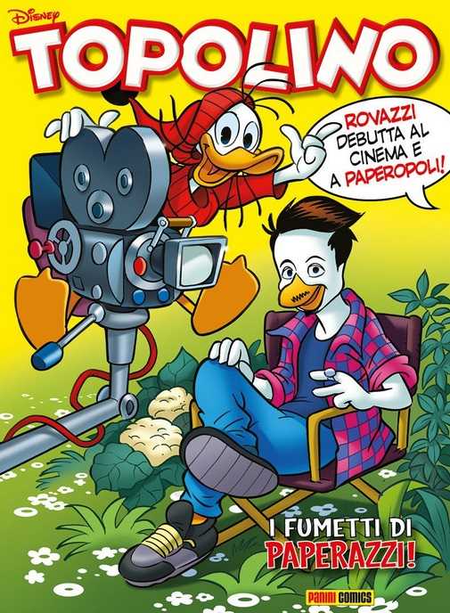 Rovazzi sbarca su Topolino e diventa Paperazzi