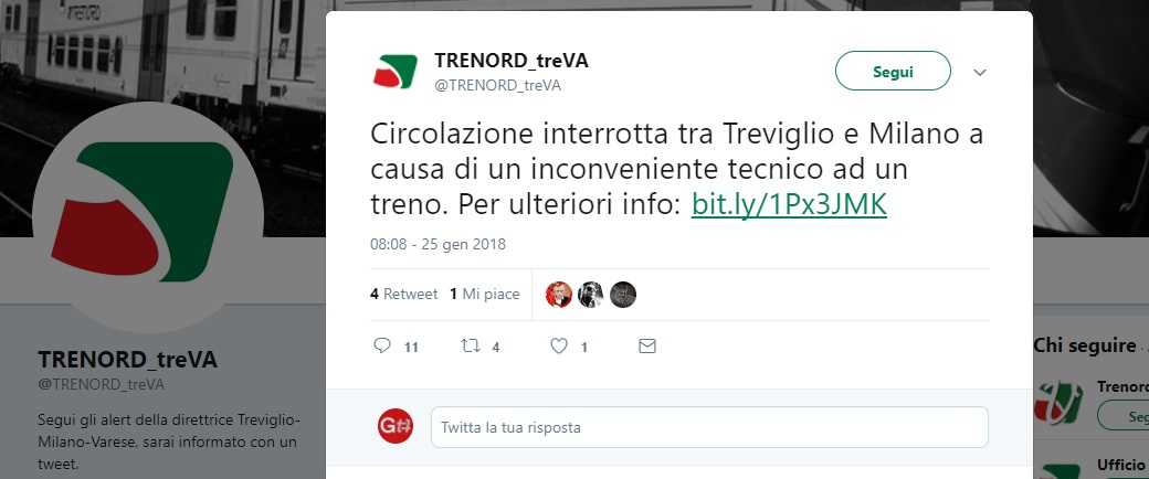 Trenord, i tweet sull’incidente ferroviario di oggi del treno deragliato a Pioltello article-post
