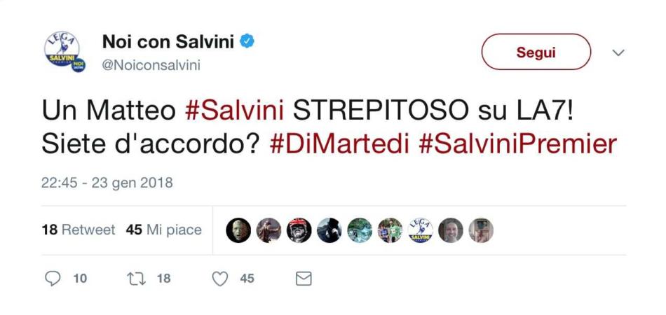 tweet Salvini