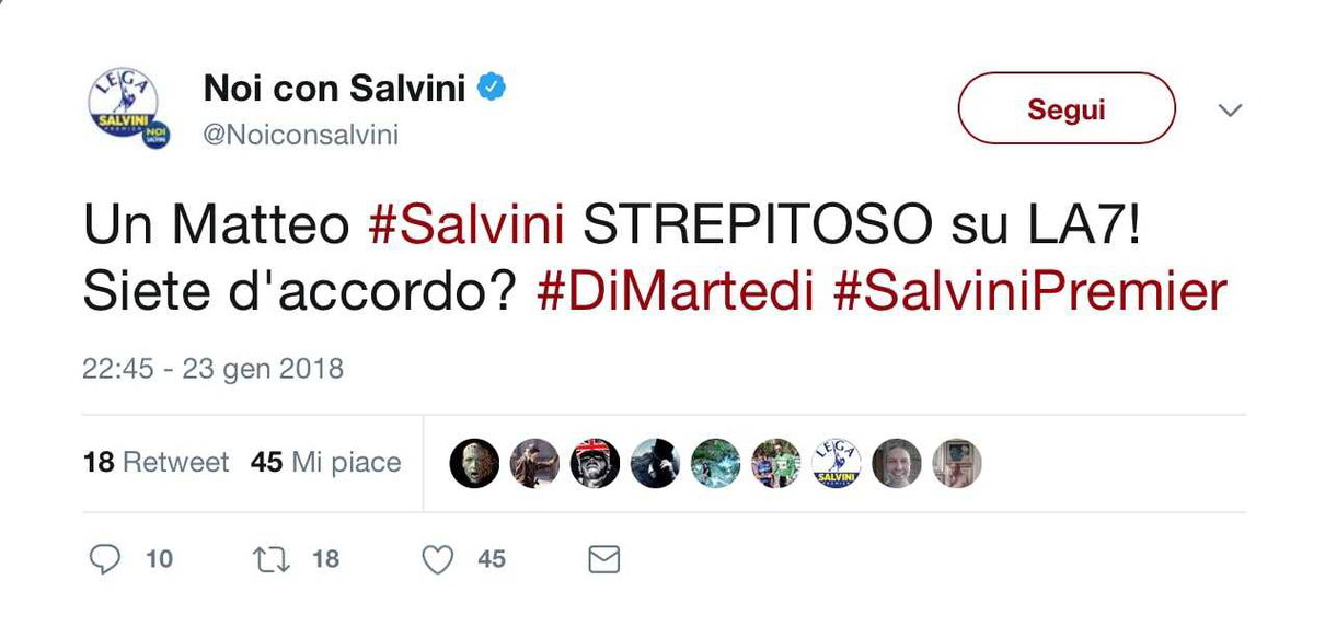 I tweet pro-Salvini che inondano il web sono prodotti da un’applicazione (e non hanno niente di etico) article-post