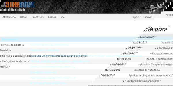 Il piccolo sito italiano di arrampicata che ha sconfitto Facebook