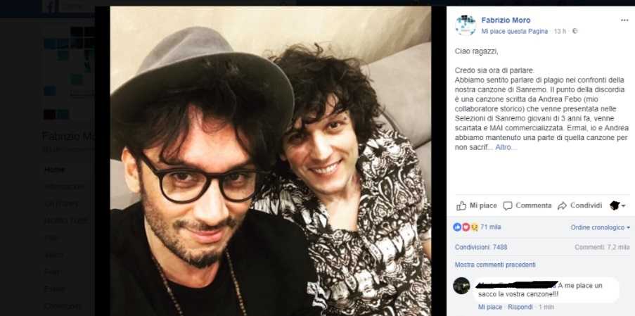 Ermal Meta e Fabrizio sospesi 