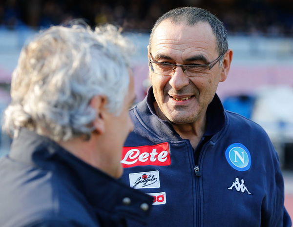 Maurizio Sarri non ha visto Fiorentina-Juventus perché parlava di bitcoin | VIDEO