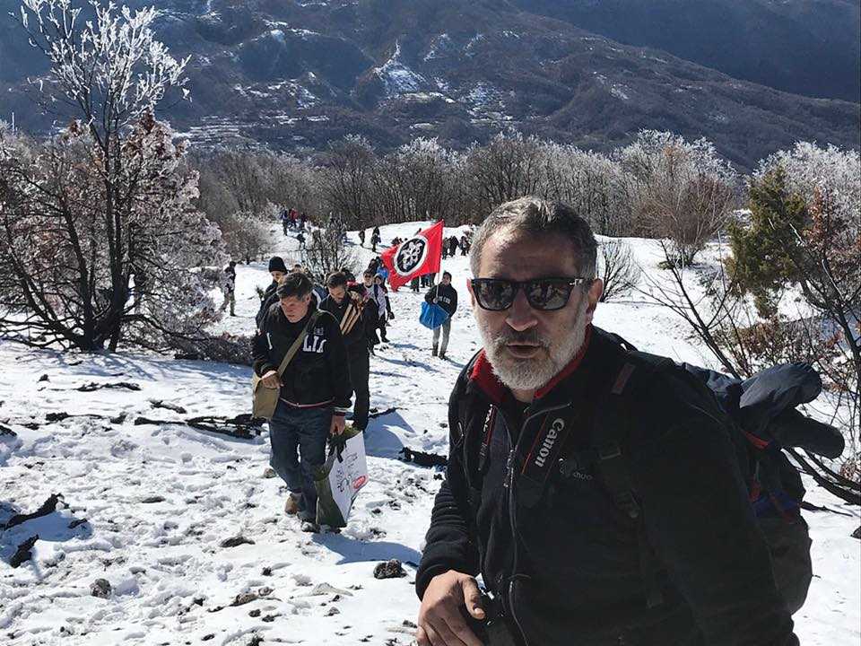 CasaPound «salva» la scritta Dux sul Monte Giano article-post