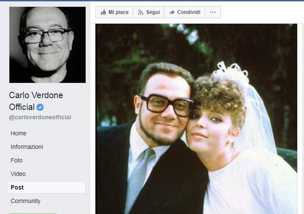 Carlo Verdone ringrazia per i commenti per Irina Sanpiter, la nostra amata “Magda”