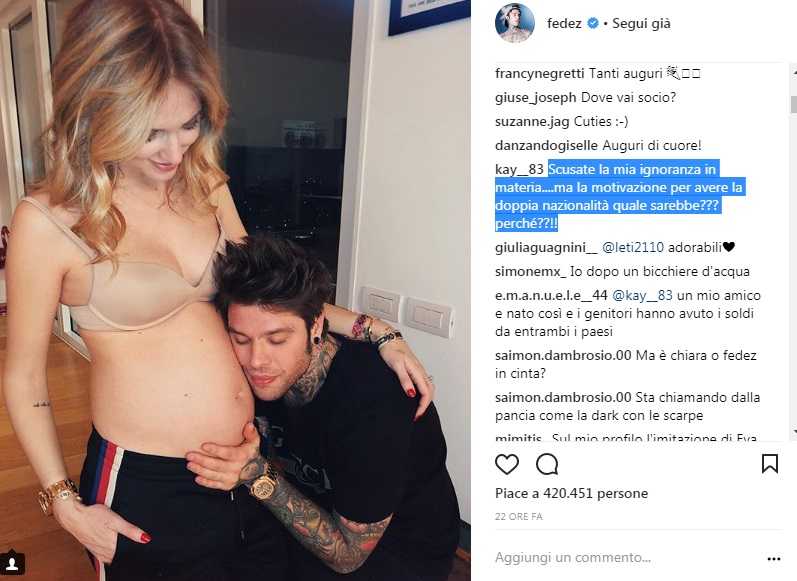 chiara ferragni parto