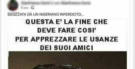 Foto della Boldrini decapitata, individuato l’autore: è un 58enne di Cosenza