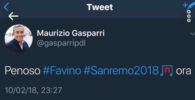 Sanremo 2018, Gasparri ha definito «penoso» il monologo di Favino sugli stranieri article-post