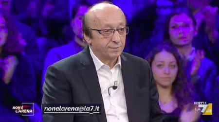 Luciano Moggi a Non è L’Arena sostiene che quando c’era lui il calcio era più pulito article-post