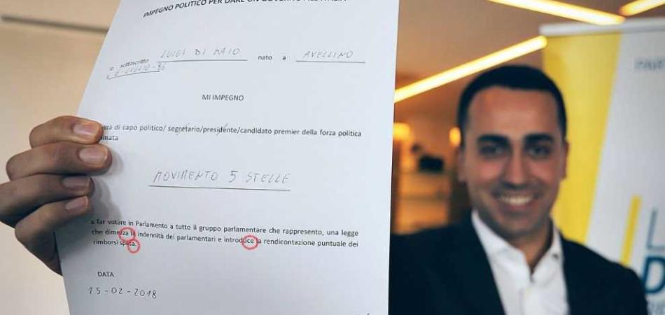 luigi di maio dimezzamento