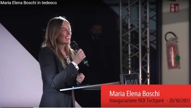 Maria Elena Boschi parla in tedesco a Bolzano | VIDEO article-post