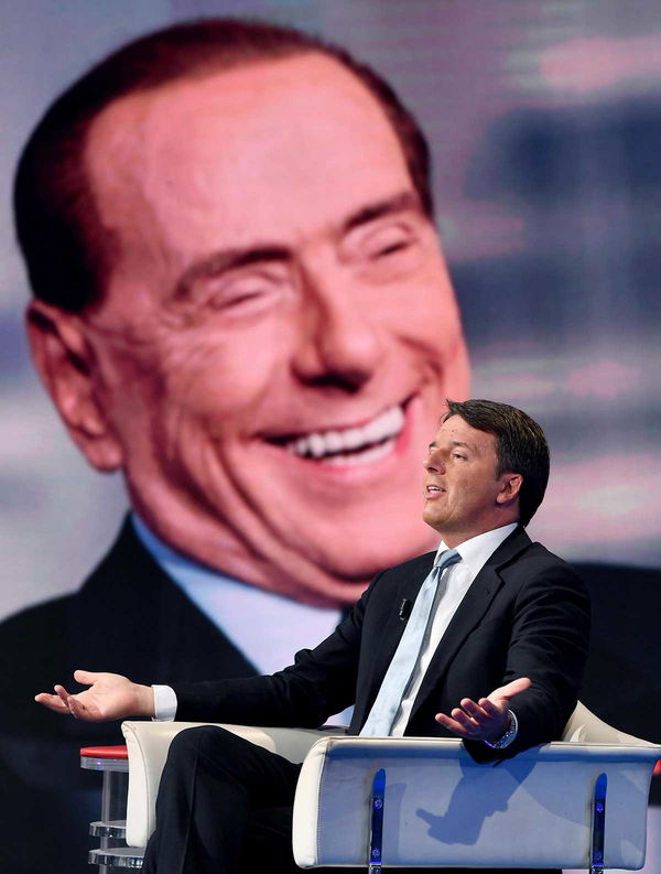 Elezioni: Renzi il più citato sui giornali, Berlusconi re del web