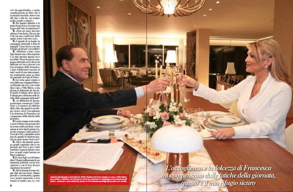 Silvio Berlusconi e le foto con Francesca e i dudini