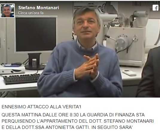 Stefano Montanari e la Guardia di Finanza a casa sua e alla Nanodiagnostics