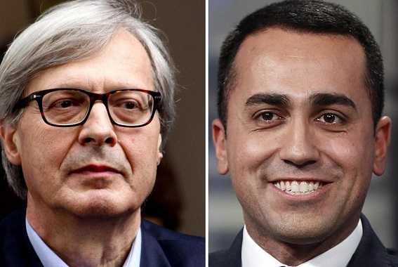Vittorio Sgarbi presenta esposto contro Luigi Di Maio sui titoli di studio
