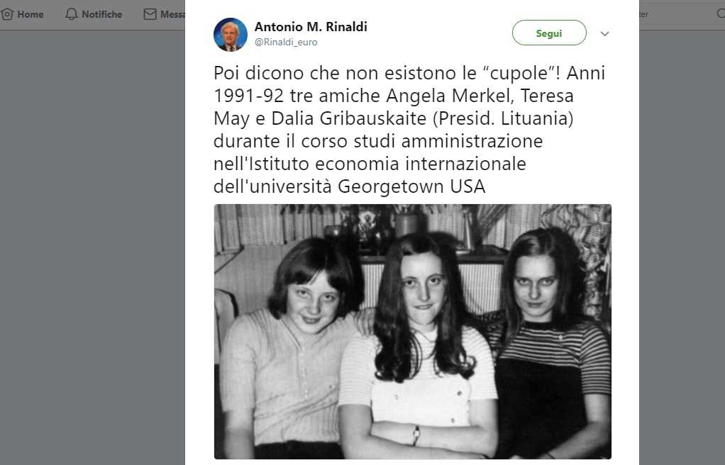 La bufala no euro della cupola di Angela Merkel, Theresa May e Dalia Drybauskaite article-post
