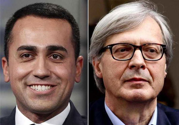 Vittorio Sgarbi critica il femmineo bamboleggiare di Luigi Di Maio su Libero