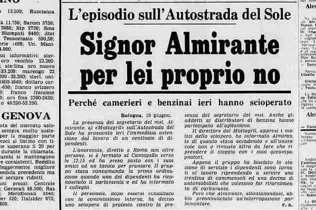 Salvini come Almirante: quando al leader dell’MSI non servirono il caffè a Bologna article-post