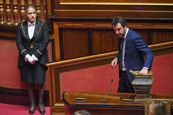 La bufala di Salvini assente al suo primo giorno in Senato