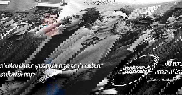 La bufala di Potere al Popolo sulla marcia di Stephen Hawking contro la guerra in Vietnam