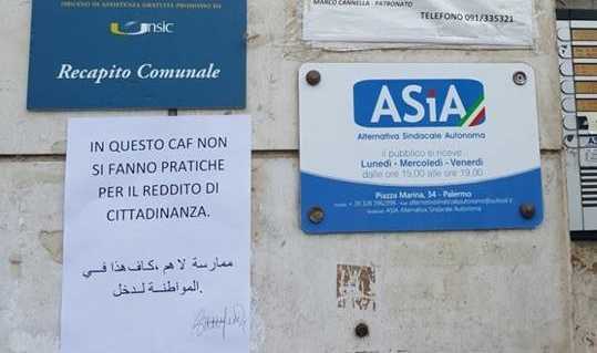 reddito cittadinanza Giovinazzo