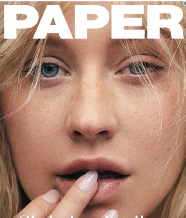 L’irriconoscibile Christina Aguilera sulla copertina della rivista Paper