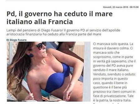 Trattato di Caen, la bufala di Diego Fusaro sul «PD che ha venduto il mare alla Francia» article-post