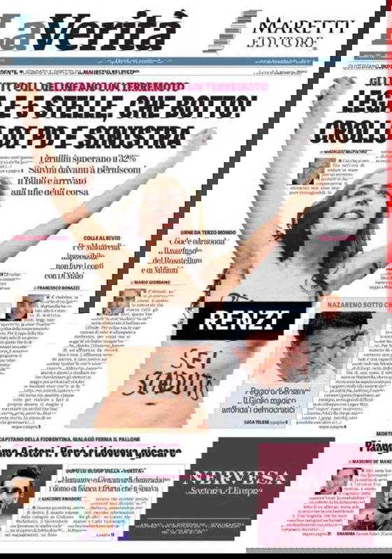 Elezioni 2018, come aprono i giornali italiani | FOTOGALLERY