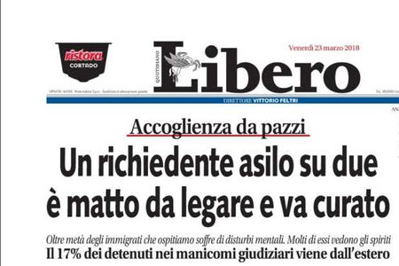 La bufala di Libero sulla metà dei richiedenti asilo «matti» article-post