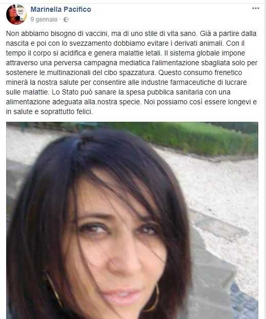 La senatrice M5S no vax, fruttariana e antisionista