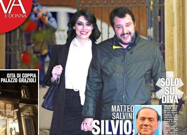 Salvini e Isoardi mano nella mano a casa di Berlusconi, Palazzo Grazioli