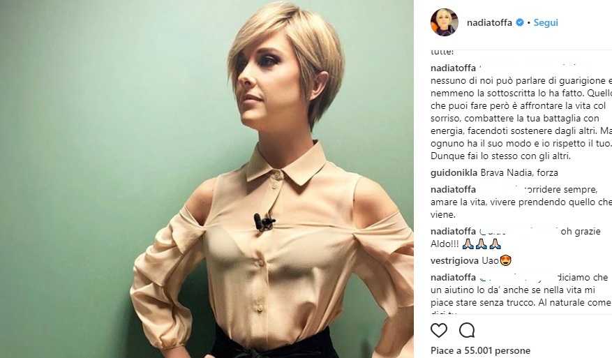 Nadia Toffa replica a chi la critica come bugiarda per come parla di cancro su Instagram article-post