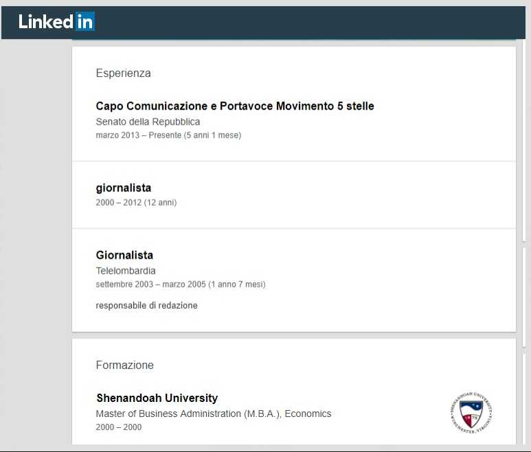 rocco casalino curriculum