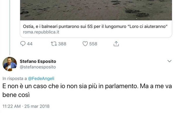 Stefano Esposito è il gombloddo dei balneari di Torino-Collegno